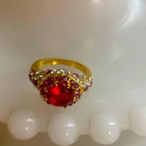 Size 6 ring.  Unsure of stones or metal.